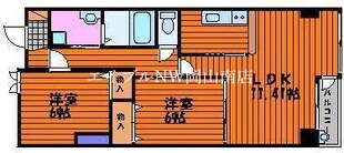 大元駅 徒歩15分 1階の物件間取画像